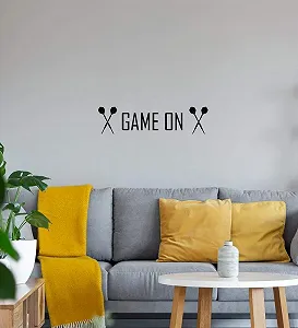 Наклейка на стіну Game On Схрещені дротики 100 x 25 см Чорна - Фото 1