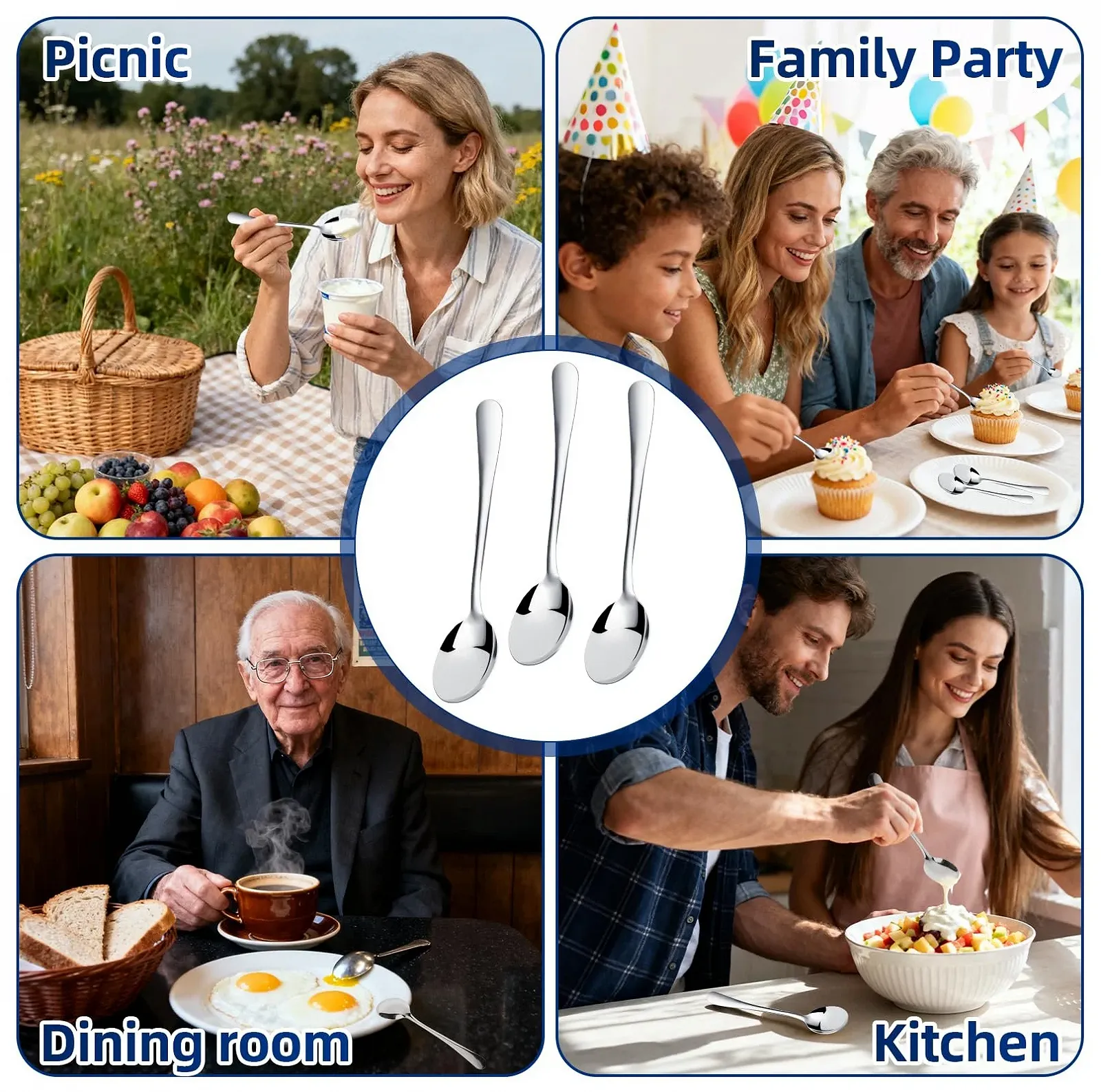 Ложка кофейная 24шт, фото №7