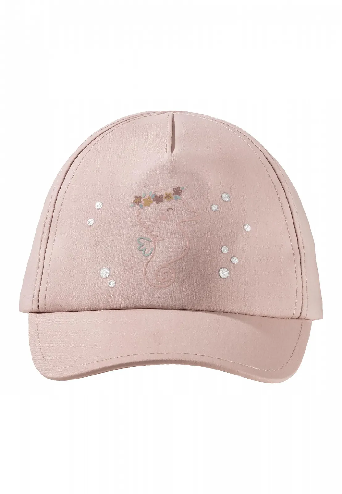 Бейсболка Sterntaler Seahorse детская с принтом морского конька и эластичной лентой, фото №4