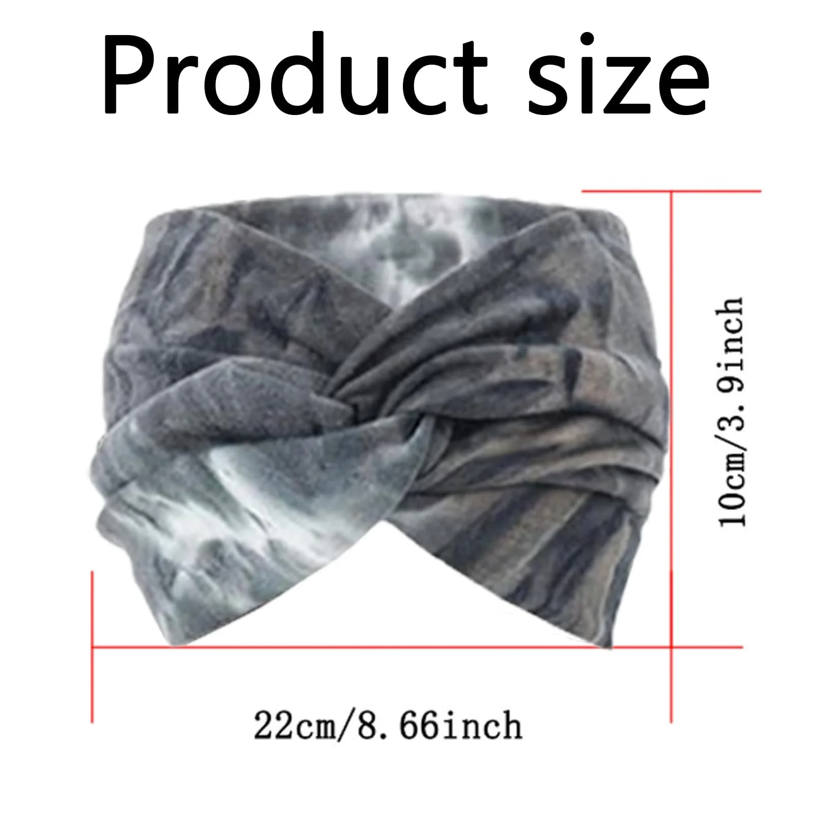 Набір пов'язок на голову Tie Dye з вузлом для жінок, фото №2