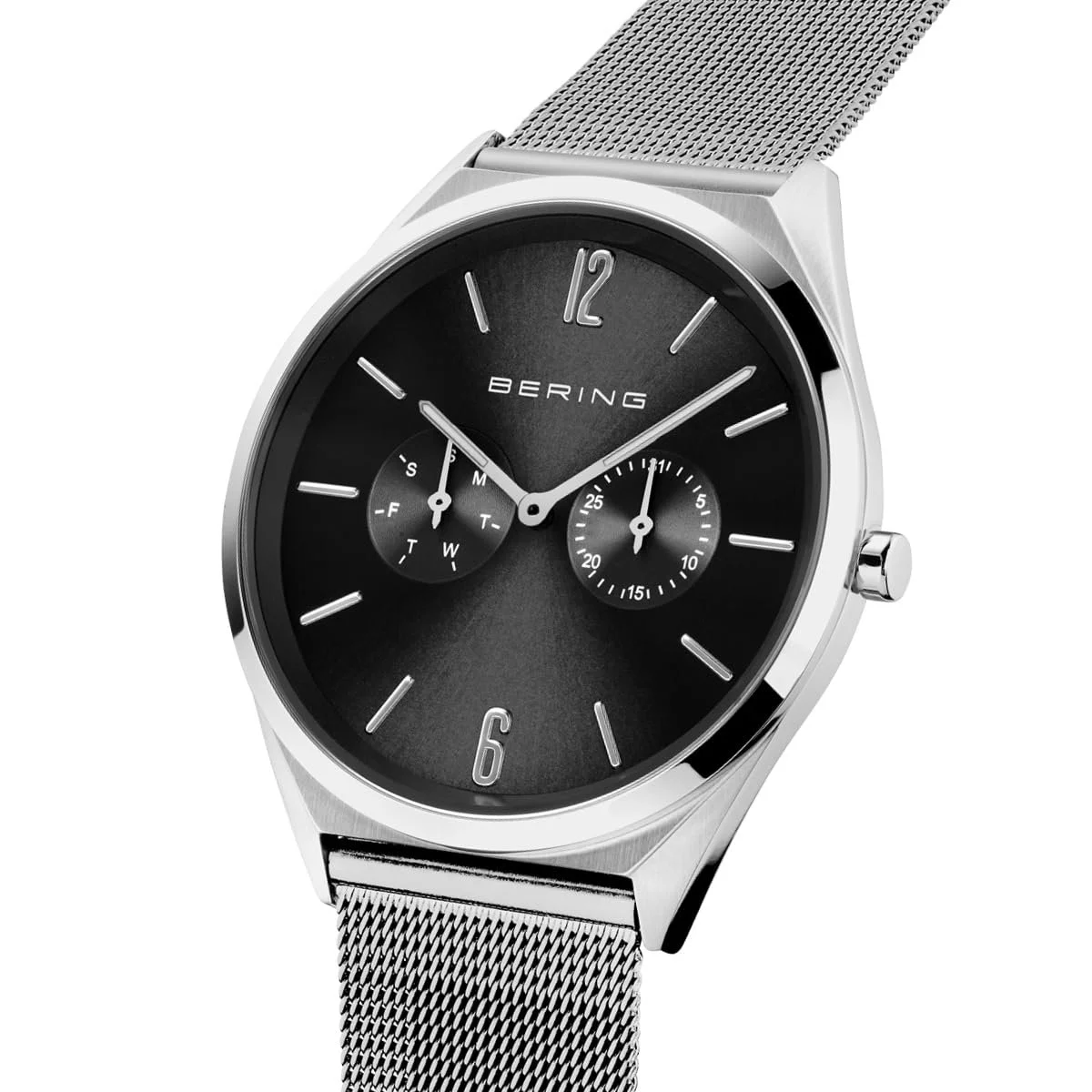 Унісекс годинник BERING 17140 40 мм, кварц, нержавіюча сталь, Sunray циферблат, міланський браслет, фото №2