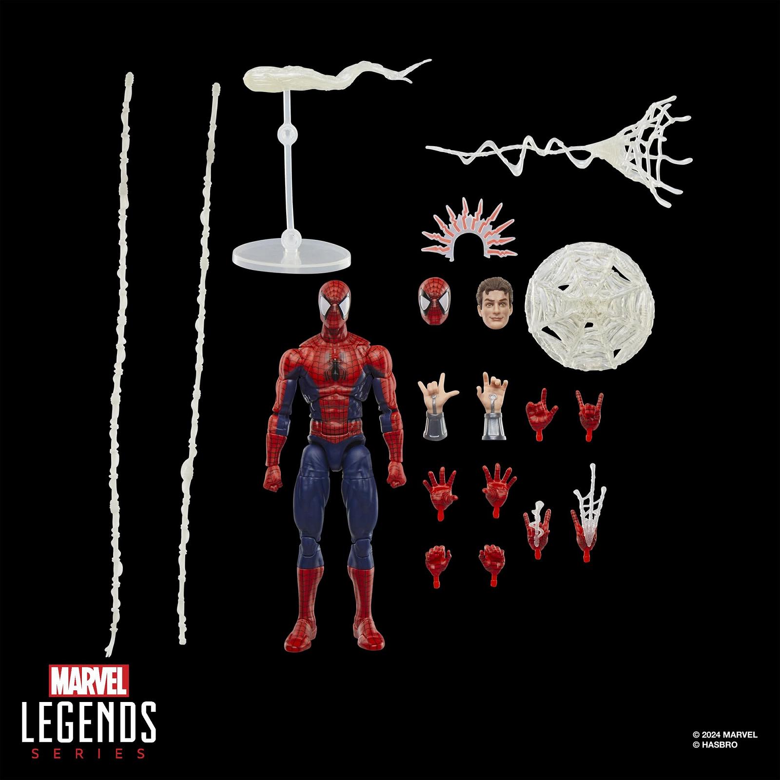 Фігурка Людина-павук Marvel Legends Maximum Series, червоно-синій, фото №16