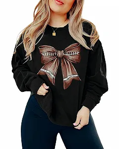 Жіночий Светр SANSIWU Вільного Крою З Принтом - Фото 1