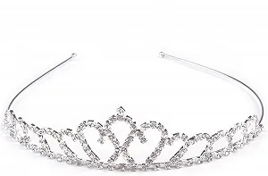 Венок-обруч для свадьбы/первого причастия с кристаллами, One Size - Фото 1