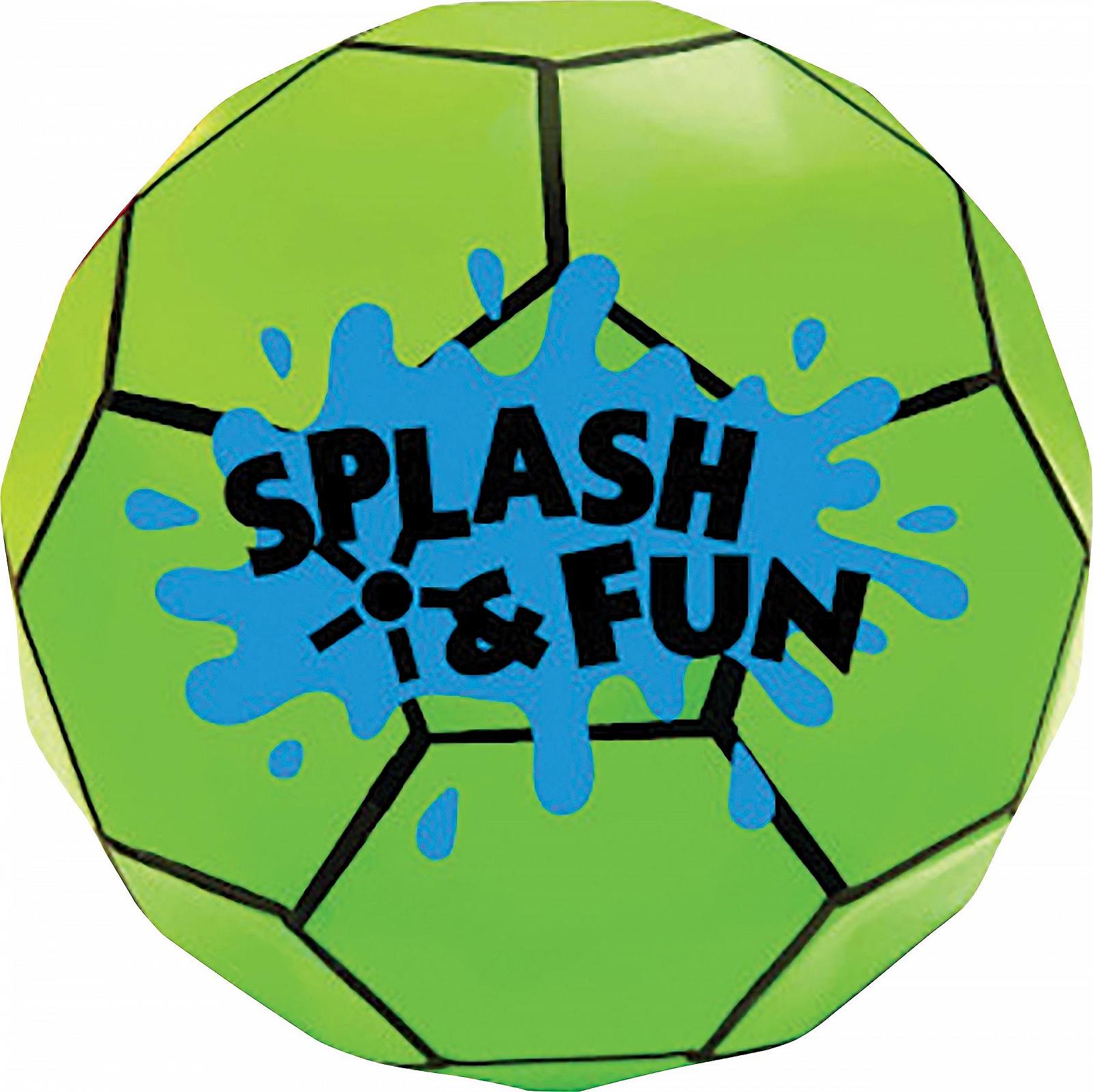 М'яч Пляжний Splash & Fun 9 см, Зелений / Чорний, фото №1