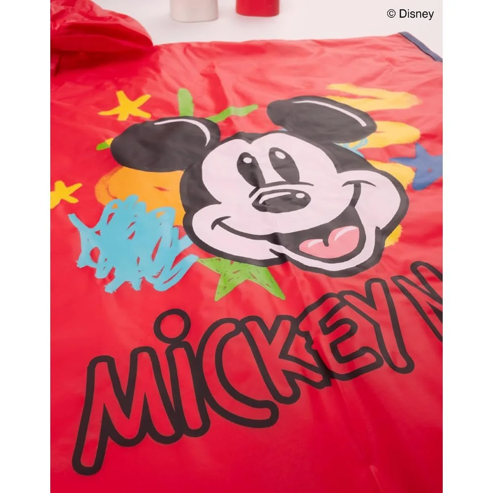 Дитячий дощовик CARTOON Disney Mickey Mouse Плащ-пончо з капюшоном та застібкою на ґудзиках, фото №5