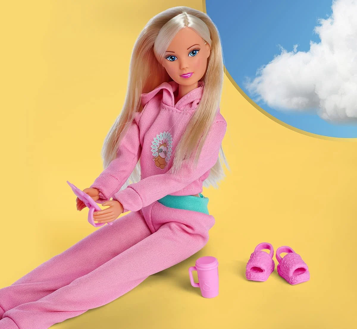 Кукла Simba Love Relax 105733561, в модном спортивном костюме с напитком, планшетом и крутой обувью, 29 см, от 3 лет, фото №2