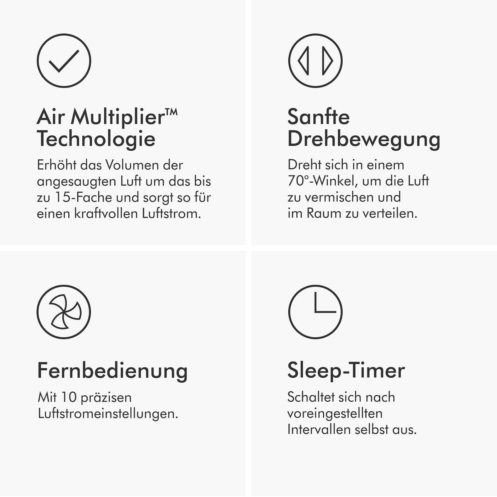 Вентилятор напольный Dyson Air Multiplier AM07, белый, фото №5