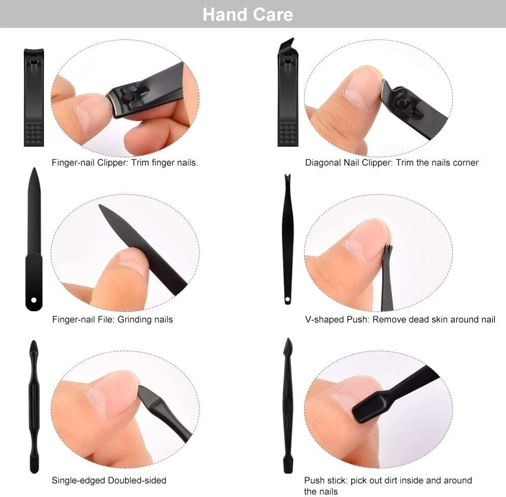 Набор для маникюра Nagelknipser Set, из нержавеющей стали, фото №3