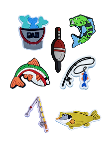 Джибитсы рыбалка и отдых рыболовные снасти рыба 7 шт аксессуары крокс украшение Dz_74_2 synthetic.ua - Фото 1