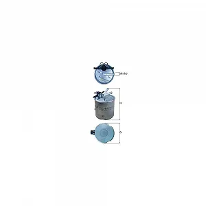 Паливний фільтр KNECHT KL 440/37 NISSAN - Фото 1