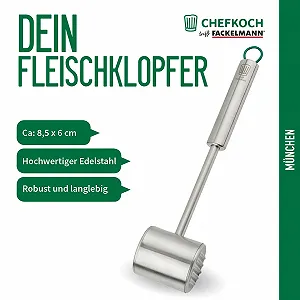 Тендерайзер для мяса Chefkoch trifft Fackelmann Stainless Steel 18/10 synthetic.ua - Фото 1