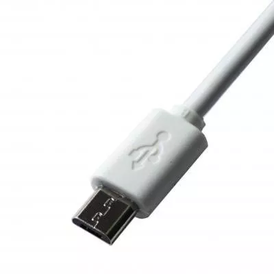 Дата кабель USB 2.0 AM to Micro 5P 1.5m white Grand-X PM015W, фото №2