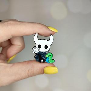 Металлический значок пин Hollow Knight Полый рыцарь - Фото 1