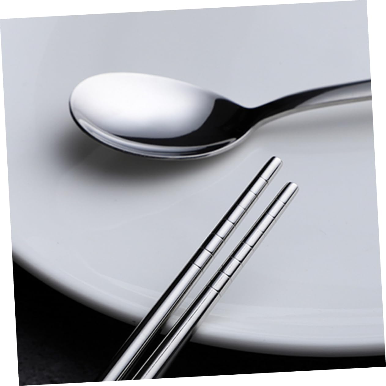 Набір для зберігання ложка-палички з нержавіючої сталі 6 предметів, фото №2