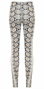 Леггинсы WearAll Женские Змеиный Принт Эластичные Женские Джеггинсы с Высокой Посадкой - 36-48 synthetic.ua - Фото 1