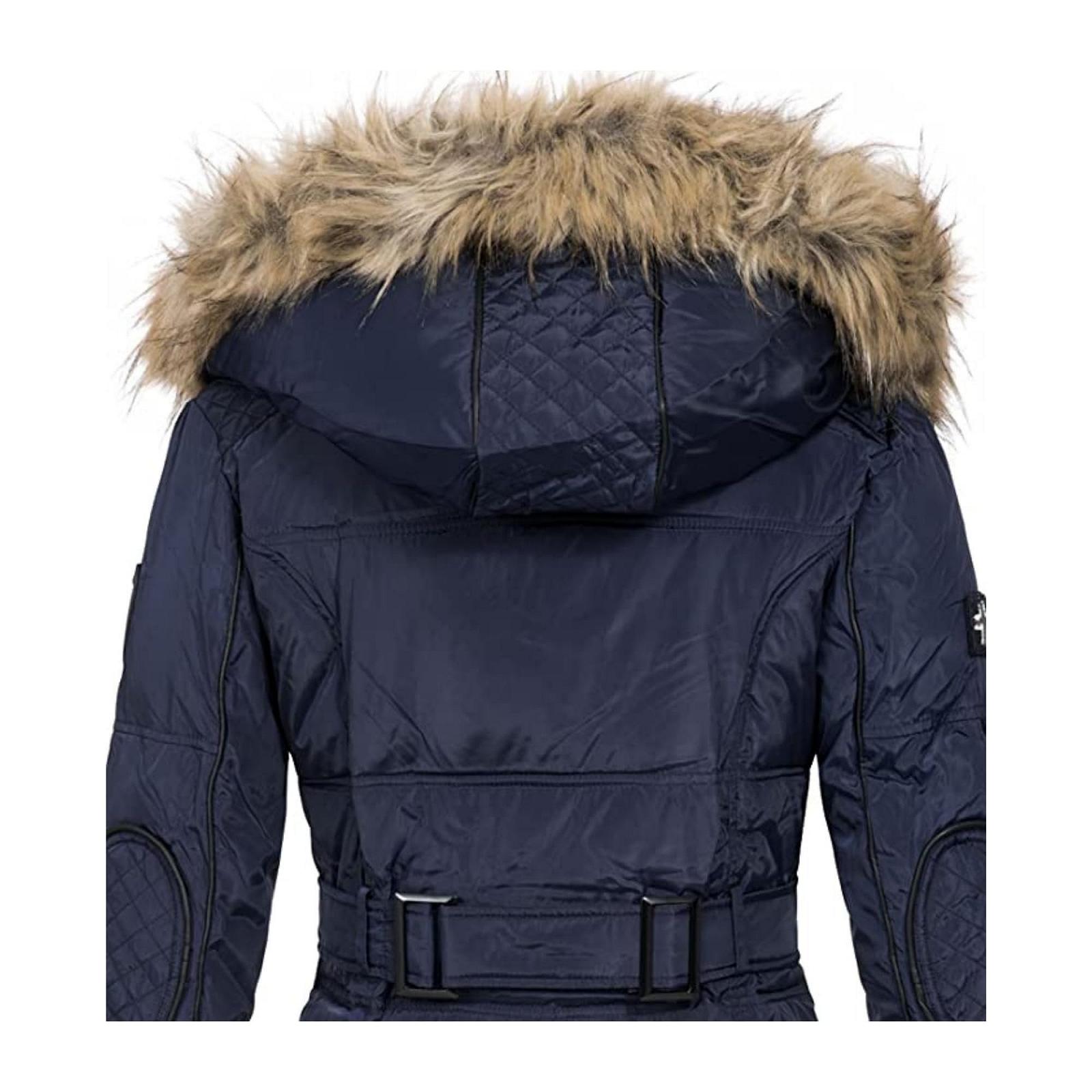 Пуховик Geographical Norway Женский Пальто Парка Зимняя Длинная, фото №8