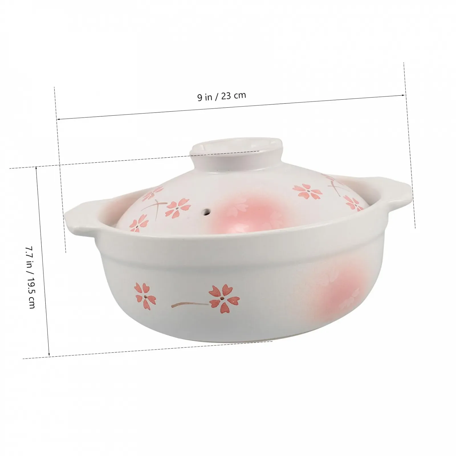 Глиняный горшок Cabilock с крышкой для приготовления пищи, терракотовый для газовых плит, японский дизайн, равномерное распределение тепла, фото №2