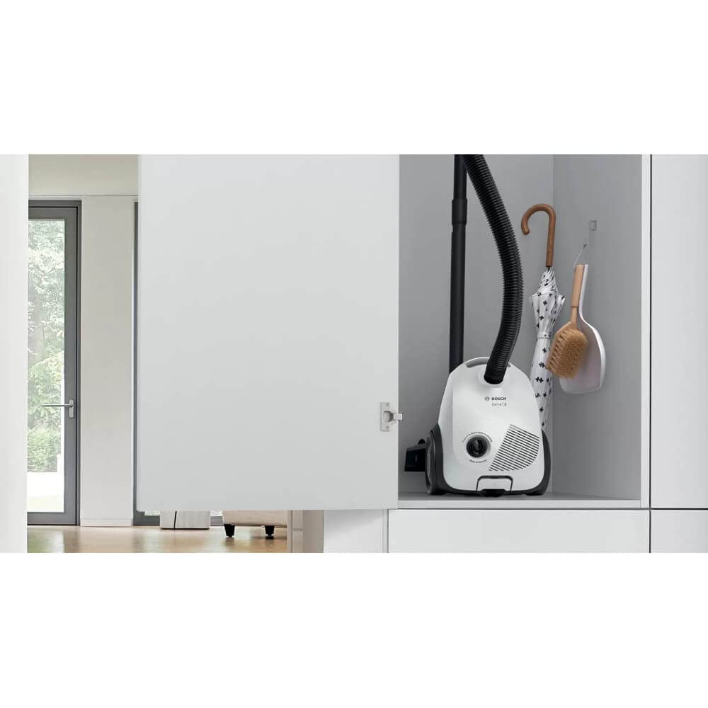 Пылесос Bosch Series 2 BGLS2LW1 с мешком 3,5 л 600 Вт 80 дБ 8-метровый кабель белый, фото №5