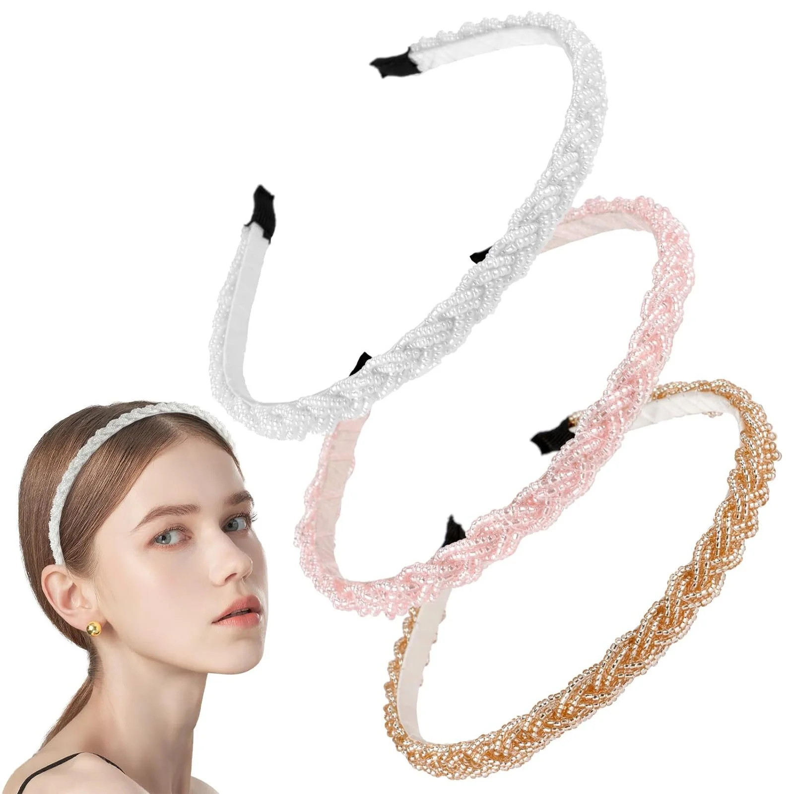 Набор из 3 женских обручей для волос., фото №1 Набор из 3 женских обручей для волос., фото №1