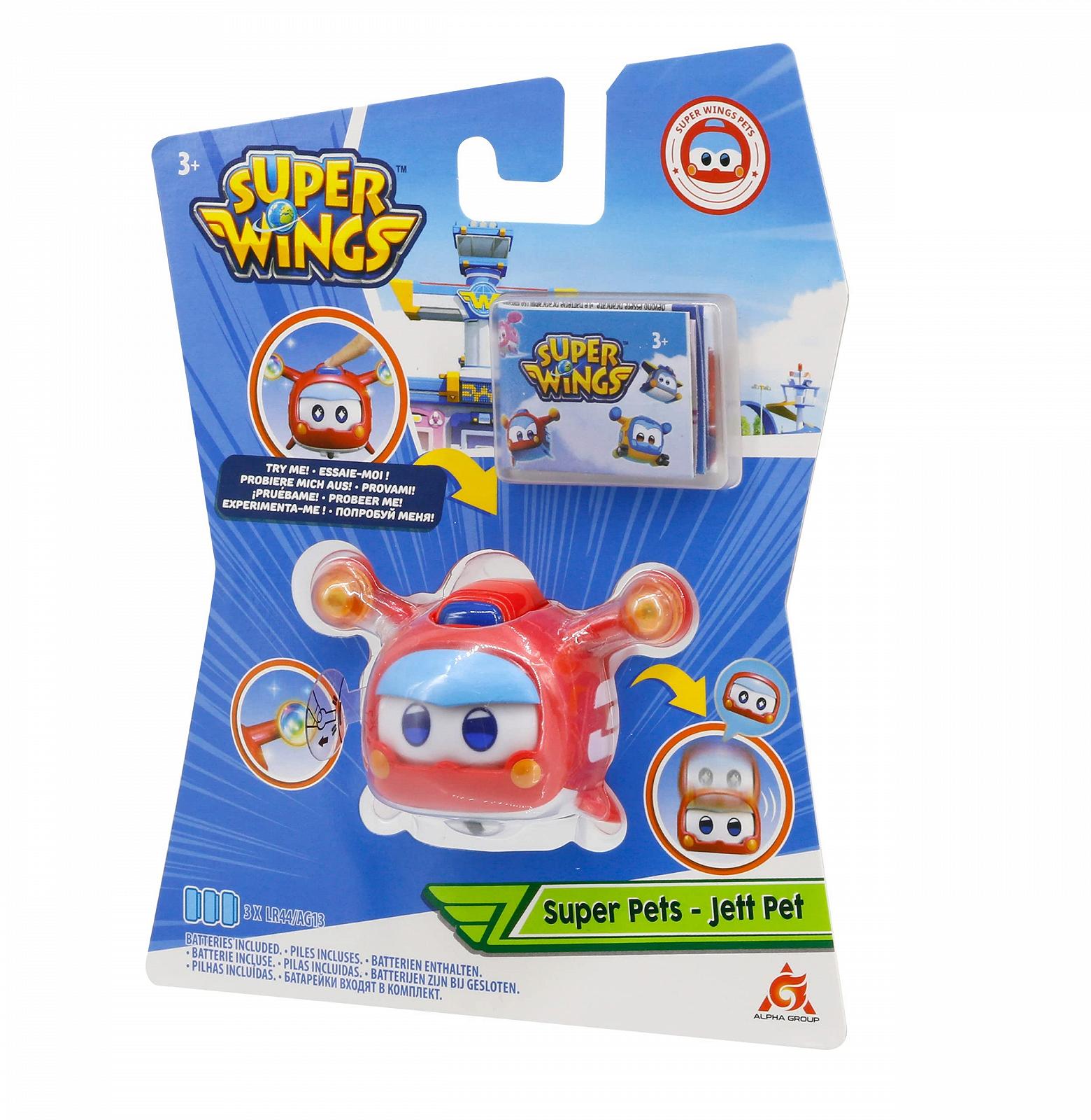 Фигурка-трансформер Самолет Super Wings Super Pet Джетт 15.4 см, фото №4