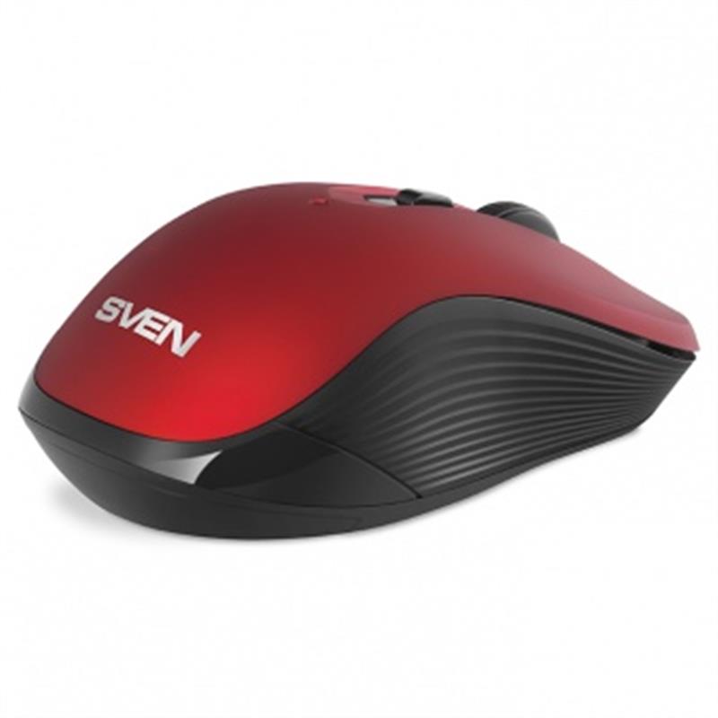 Комп'ютерна мишка бездротова SVEN RX-560SW Red USB, фото №6