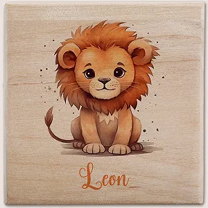 Скарбничка дитяча дерев'яна Лев synthetic.ua - Фото 1