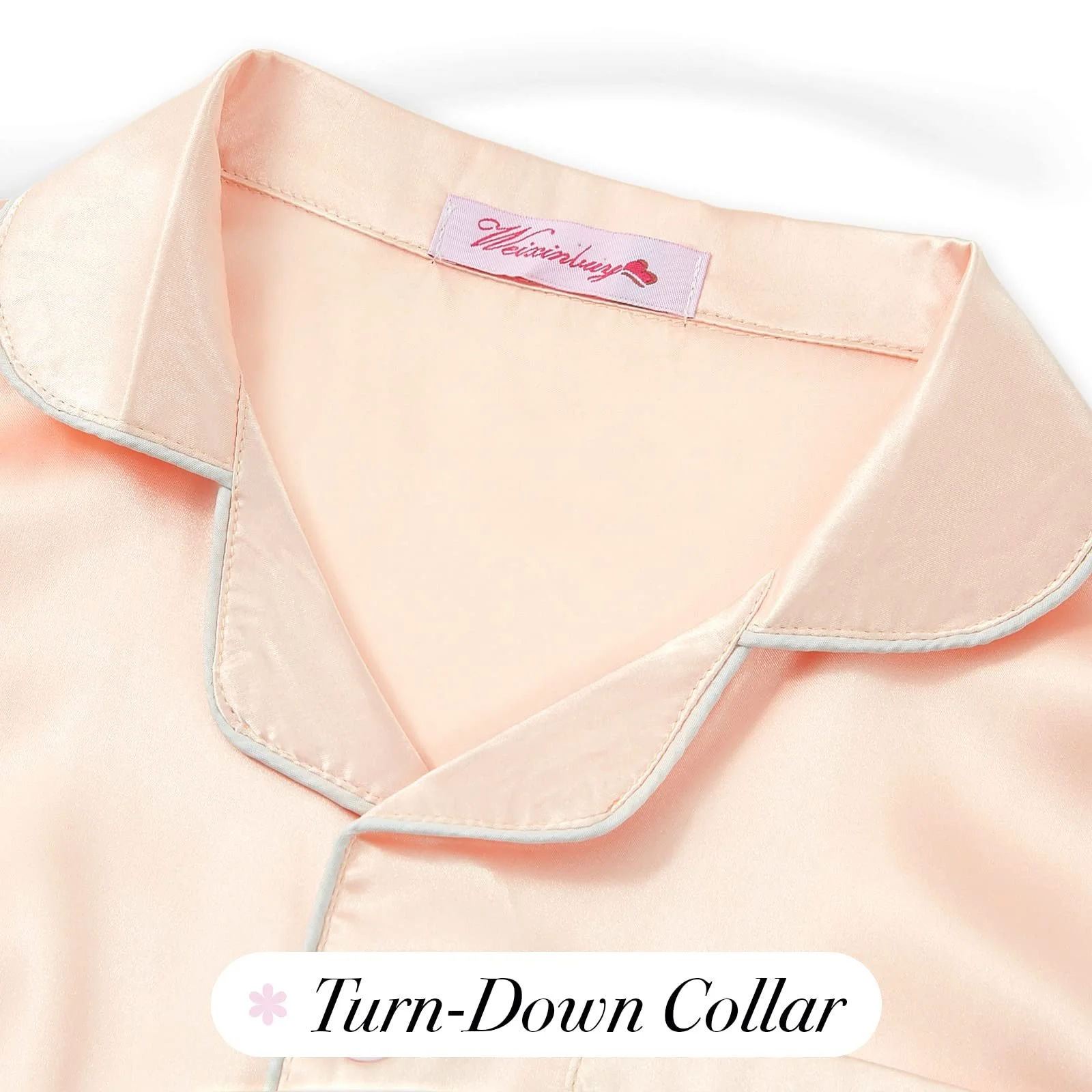 Комплект пижамы Miyanuby для девочек и мальчиков, атласная шелковая пижама на пуговицах, одежда для сна, подарок для маленьких девочек и мальчиков, 2 шт., фото №3 Комплект пижамы Miyanuby для девочек и мальчиков, атласная шелковая пижама на пуговицах, одежда для сна, подарок для маленьких девочек и мальчиков, 2 шт., фото №3