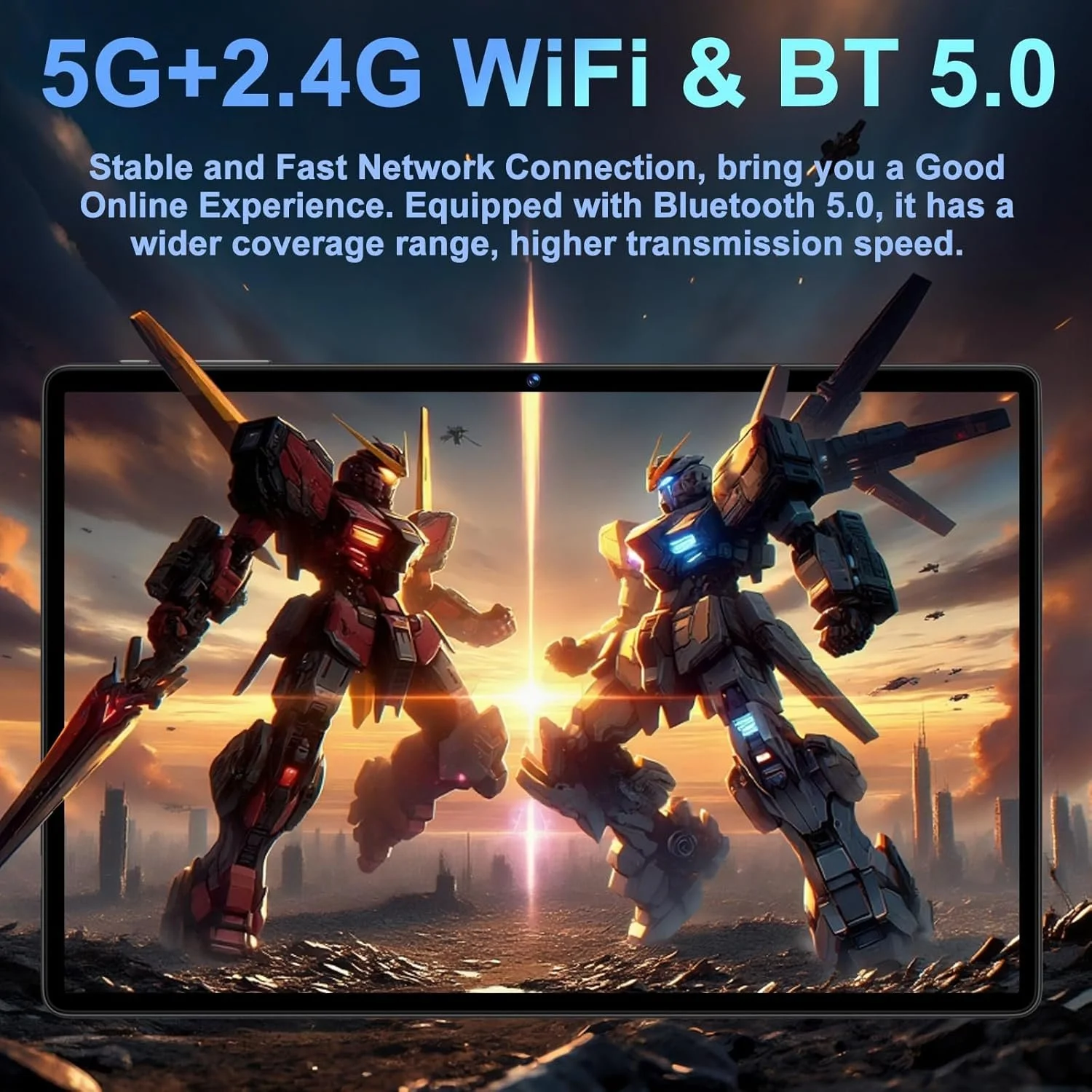 Планшет 10.1'' Full HD DEERTimeME 8+22/64Gb / 8 ядер / Android 15 / 6000 мАг / Чорний, фото №5