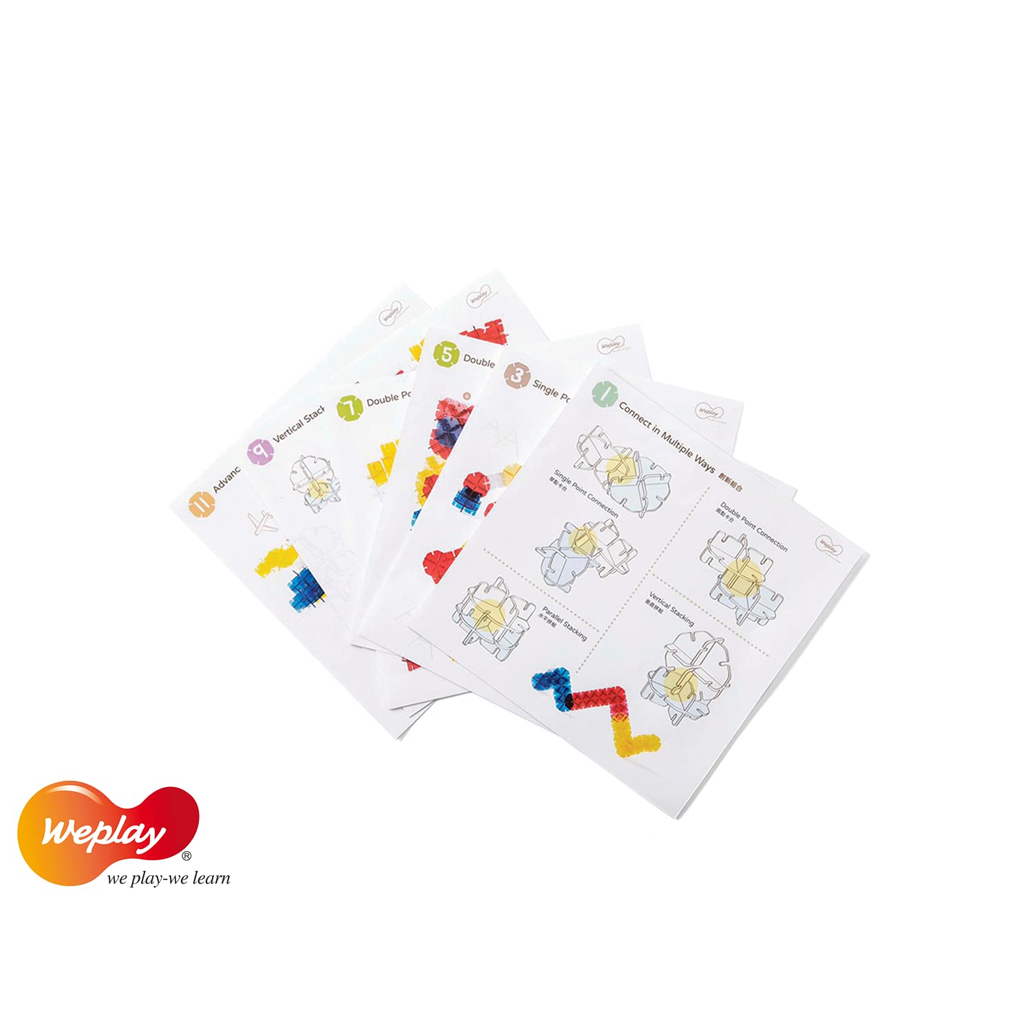 Блоки Weplay Crystal Spectrum KC2010 красный/синий/желтый, фото №4