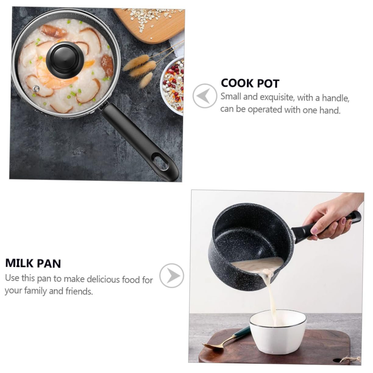 Ковш для молока С ручкой нержавеющая сталь термостойкий, фото №9