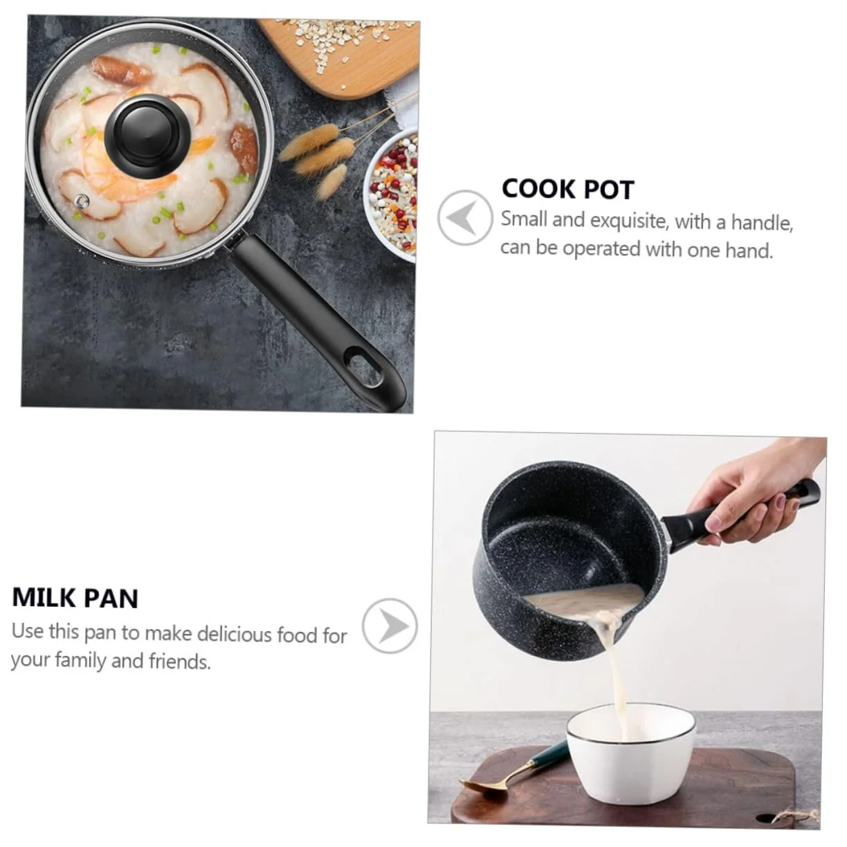 Ковш для молока С ручкой нержавеющая сталь термостойкий, фото №9