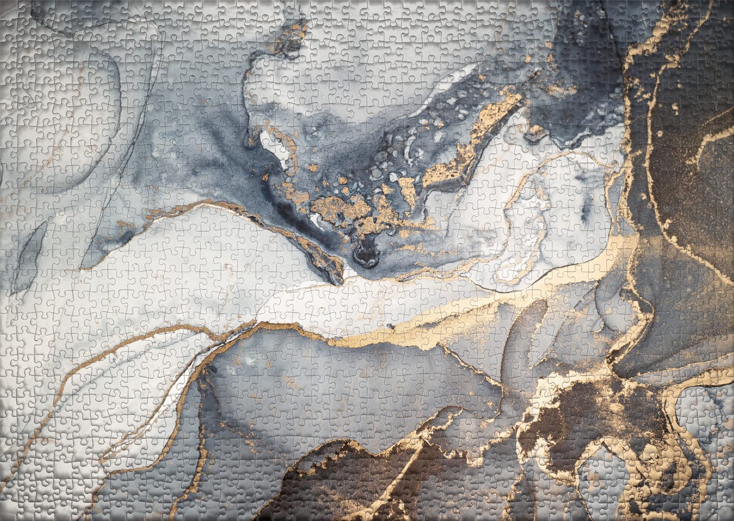 Пазл Ulmer Puzzleschmiede Modern Gold Veins 1000 элементов Абстракция, фото №2