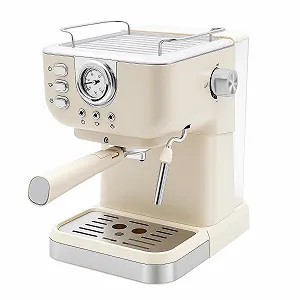 Полуавтоматическая эспрессо-кофеварка 1.05 кВт 20 бар 1.5 л с капучинатором - Фото 1