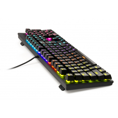 Клавіатура Vinga KBGM-100 LED Blue Switch USB Black (KBGM-100, фото №7 Клавіатура Vinga KBGM-100 LED Blue Switch USB Black (KBGM-100, фото №7