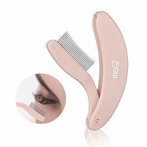 Щітка MSQ Comb Eyelash Separator Bow Eyebrow Grooming (бежевий) - Фото 1