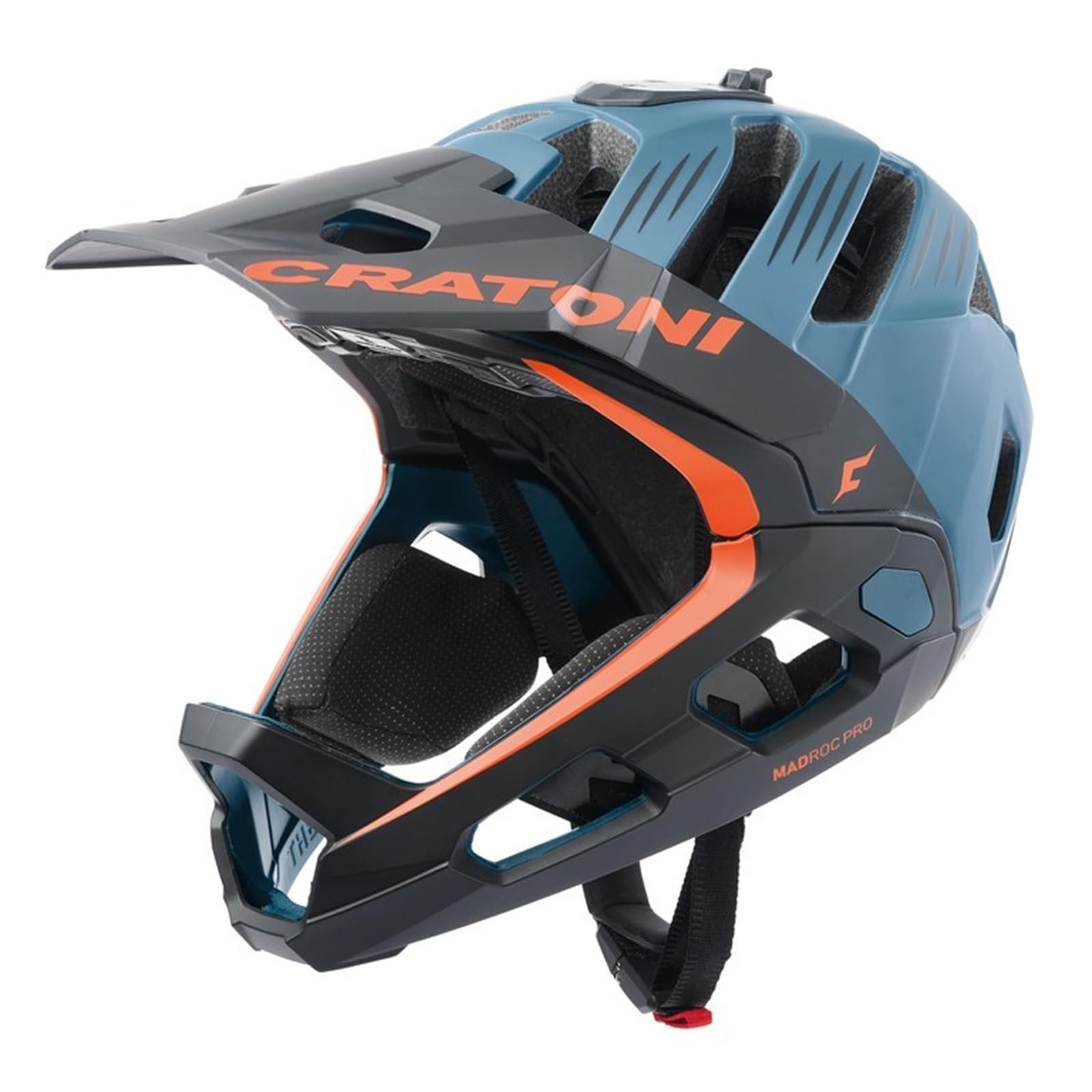 Велосипедний шолом MTB CRATONI Madroc Pro Petrol Matt, фото №1