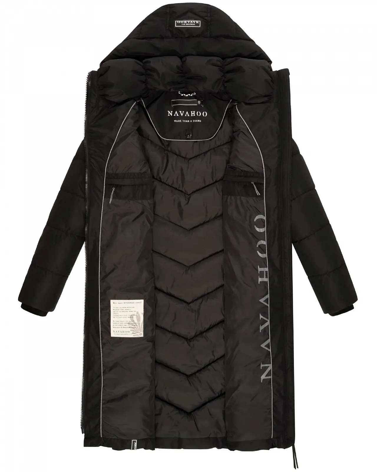 Пальто Navahoo Sahnekatzii Зимнее Женское Теплое Длинное с Капюшоном, фото №4
