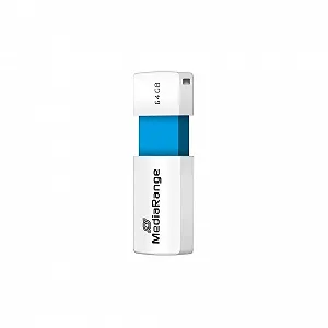 Купити USB-флеш-накопичувач MediaRange Colour Edition 64GB USB 2.0 зі зсувним механізмом до 16МБ/с Light Blue - Фото 1 USB-флеш-накопичувач MediaRange Colour Edition 64GB USB 2.0 зі зсувним механізмом до 16МБ/с Light Blue - Фото 1