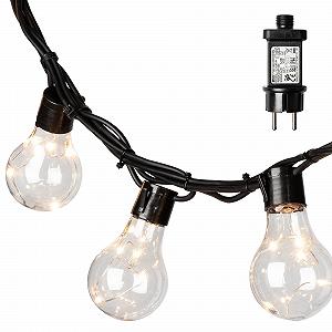 Гирлянда Hellum Edison, прозрачная/теплый белый synthetic.ua - Фото 1