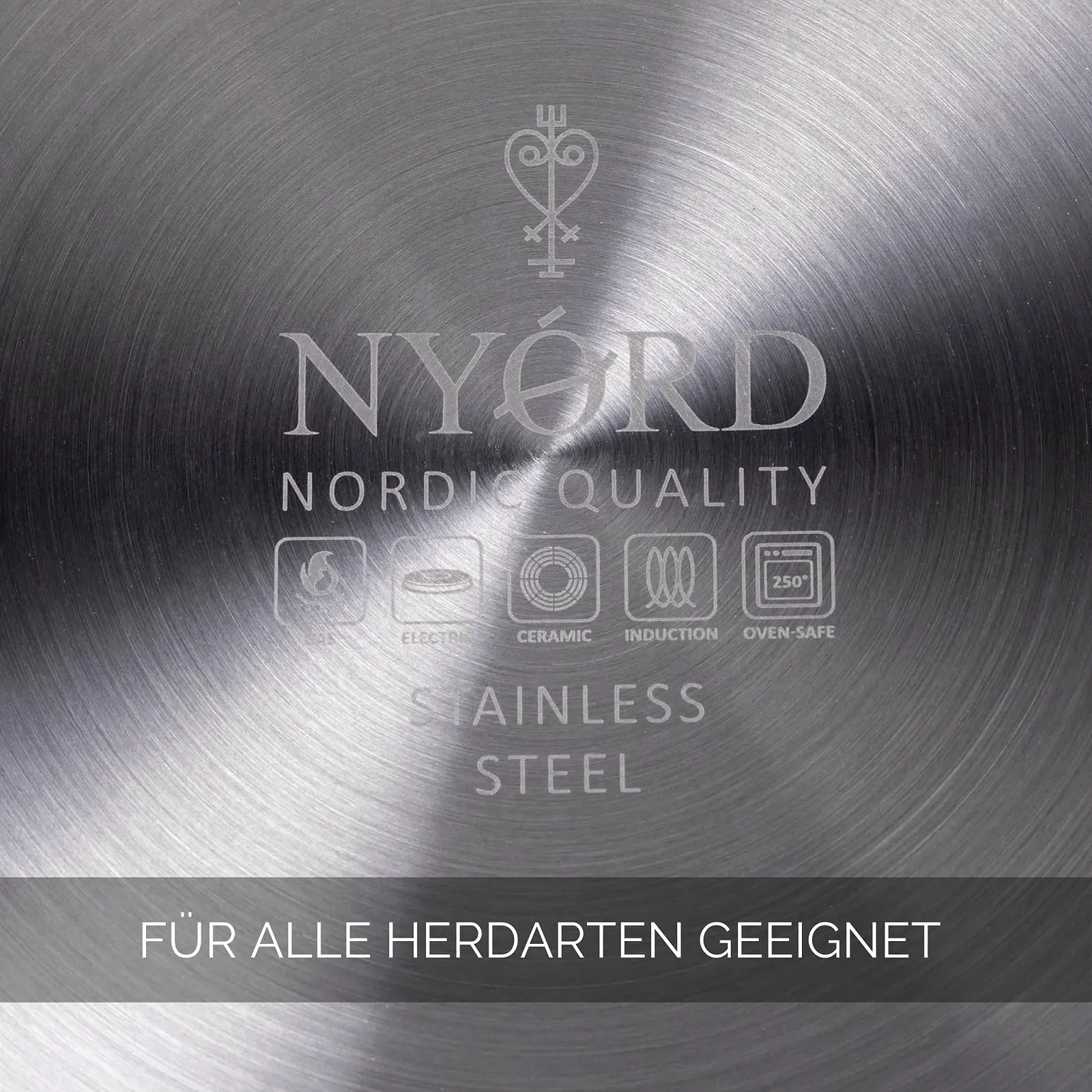 Сковорода NYORD Нержавеющая сталь Антипригарная, фото №7
