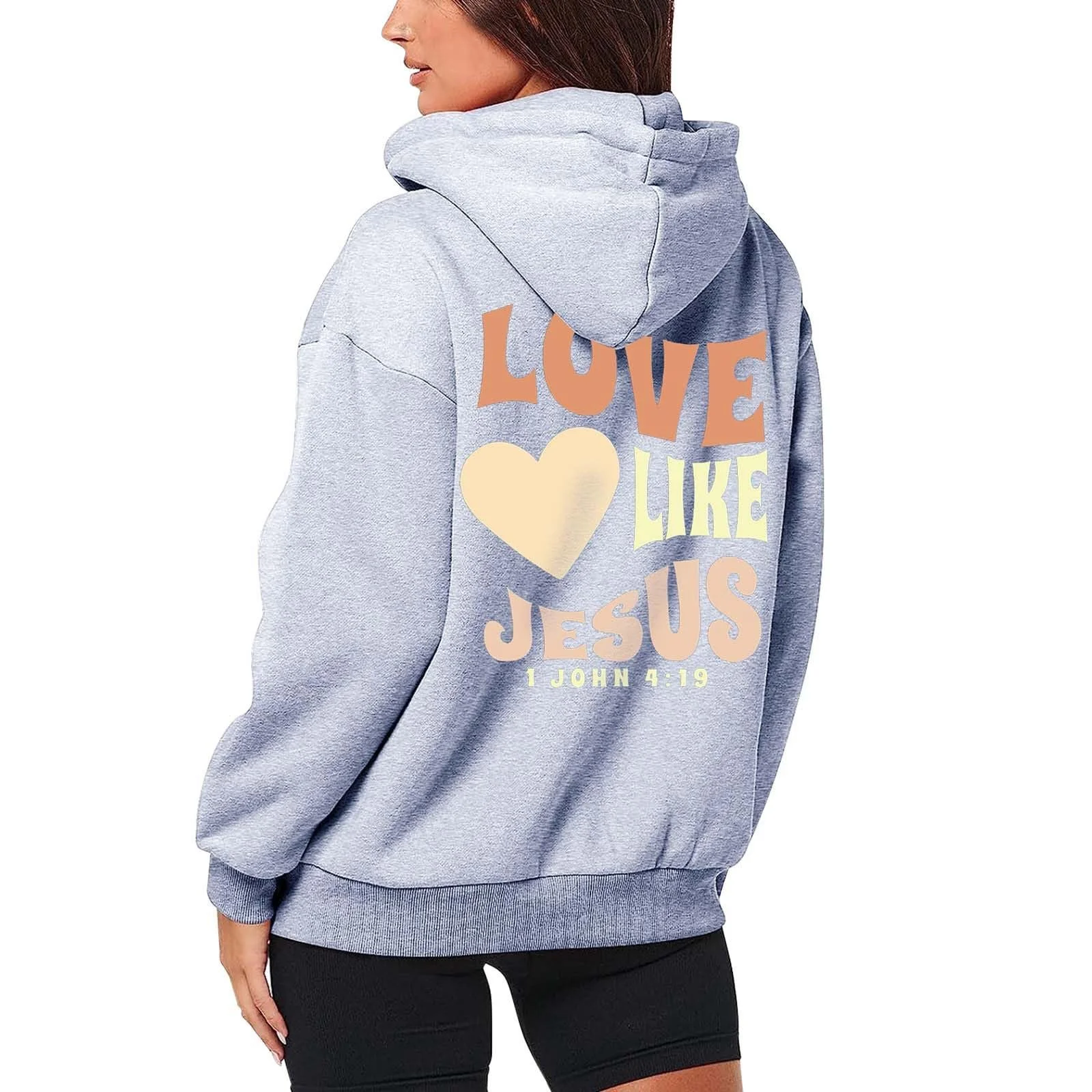 Худи Женский Худи с градиентом цвета Extra Oversized Тренировочная куртка Plus Size Спортзал Спортивная толстовка 90-х e-Girl Tops, фото №3