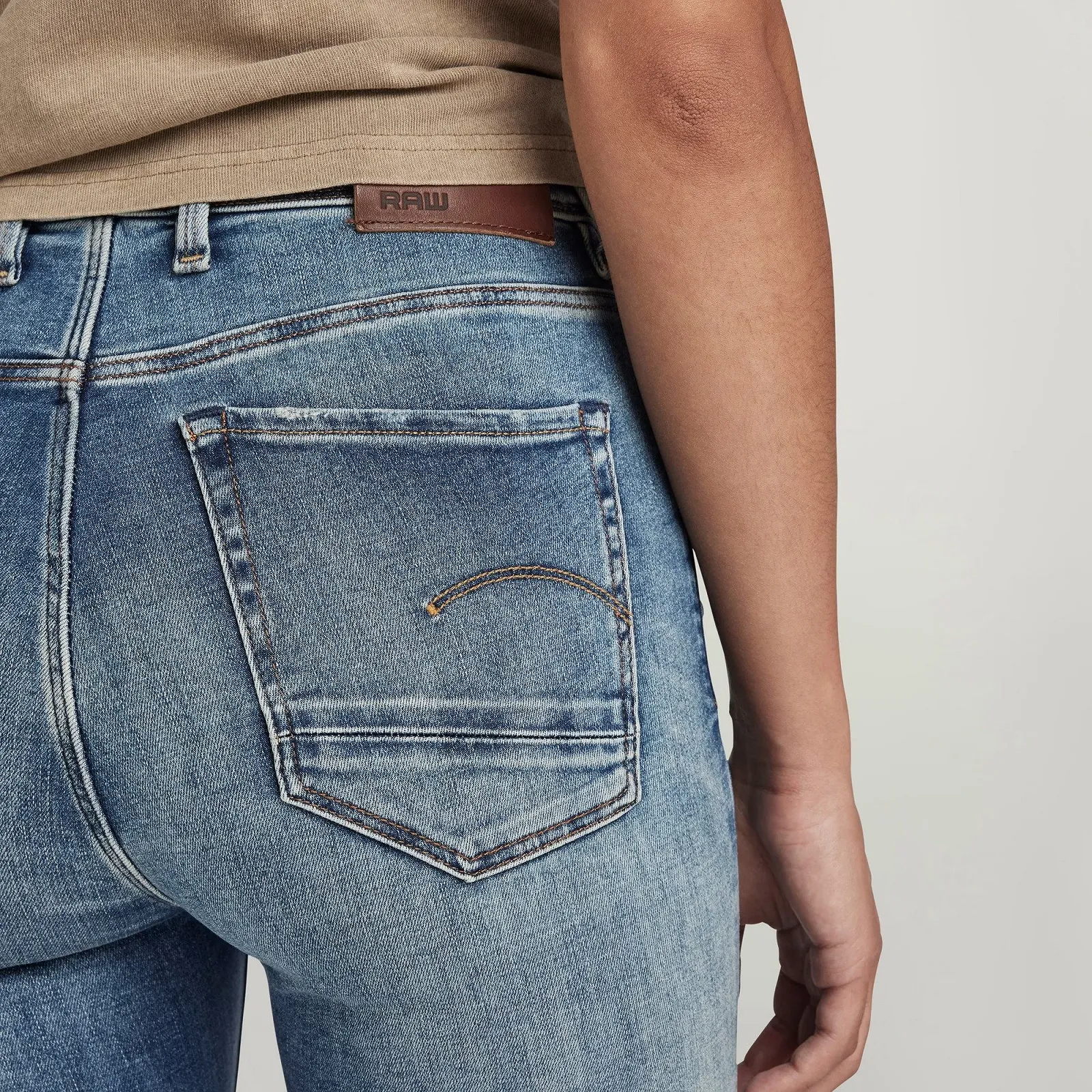 Женские джинсы G‑STAR RAW Kafey Ultra High Skinny Faded Azurite - 28, фото №3 Женские джинсы G‑STAR RAW Kafey Ultra High Skinny Faded Azurite - 28, фото №3