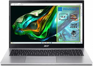 Ноутбук 15.6" Acer Aspire 3 15 (A315-44P-R4AP) AMD Ryzen 5 5500U RAM 16GB SSD 512GB Windows 11 (UKR) - Фото 1