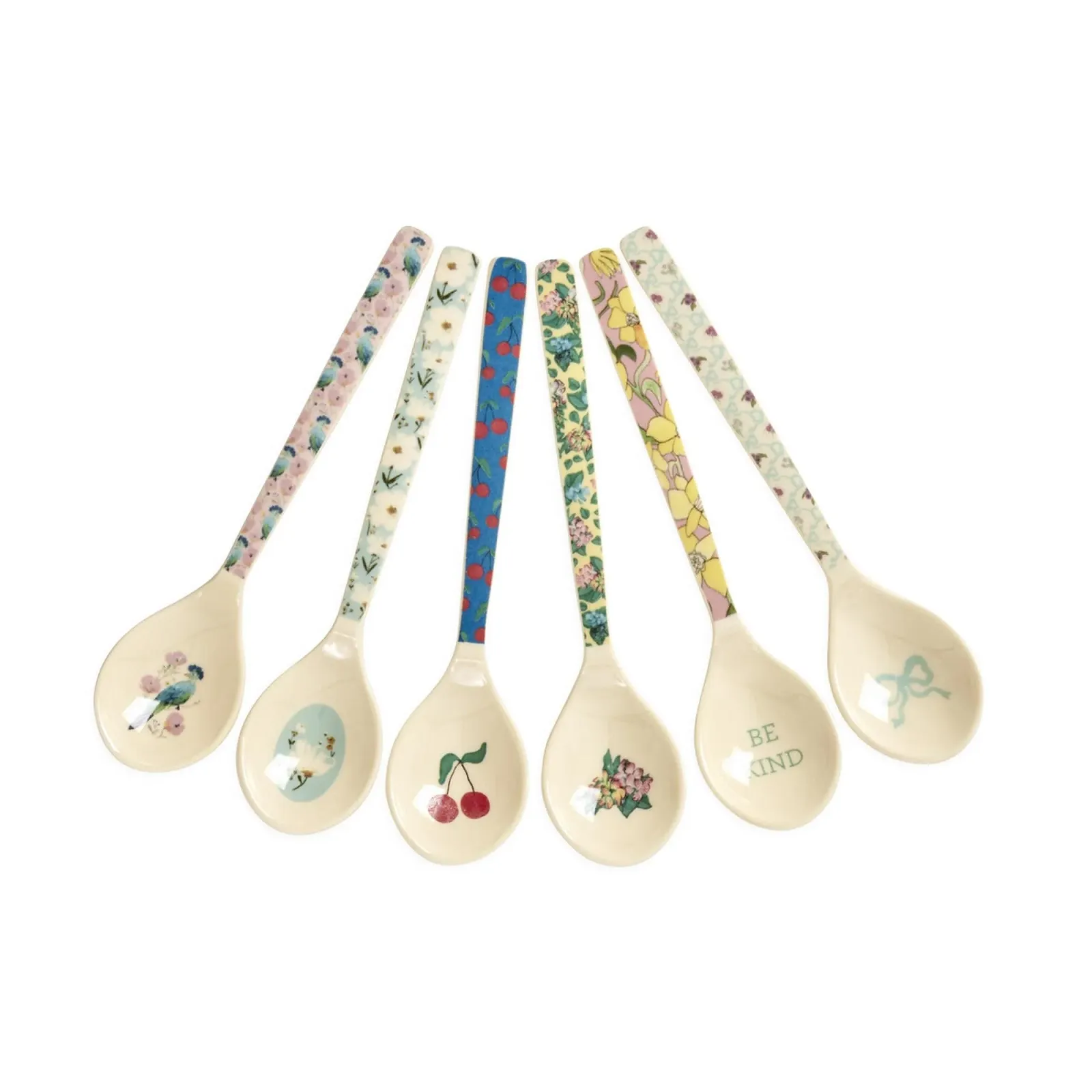 Чайні ложки Rice Набір Show Your True Colors Prints, 6 шт, фото №1 Чайні ложки Rice Набір Show Your True Colors Prints, 6 шт, фото №1