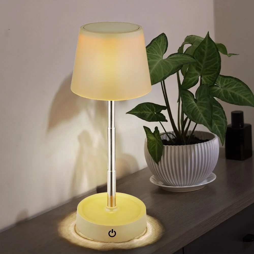 Настольная лампа GLOBO LIGHTING LED 10.5 x 28 см Комплект 2 шт. Песочный, фото №4