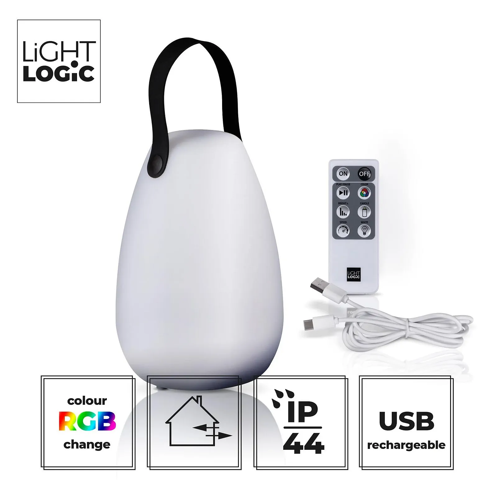 Настільна лампа LightLogic Oxor 31250 LED IP44, фото №8