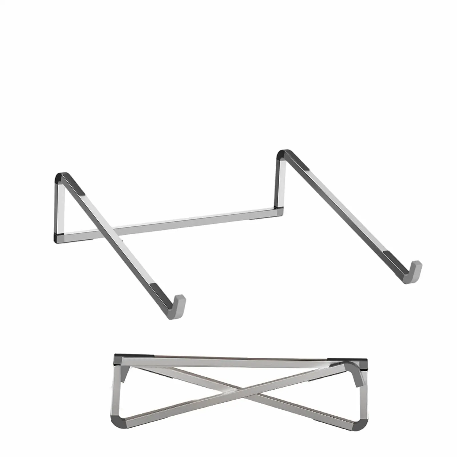 Подставка для ноутбука Rison, вентилируемая охлаждающая подставка из алюминия с регулируемым углом наклона. Портативный эргономичный аксессуар для стола, фото №1