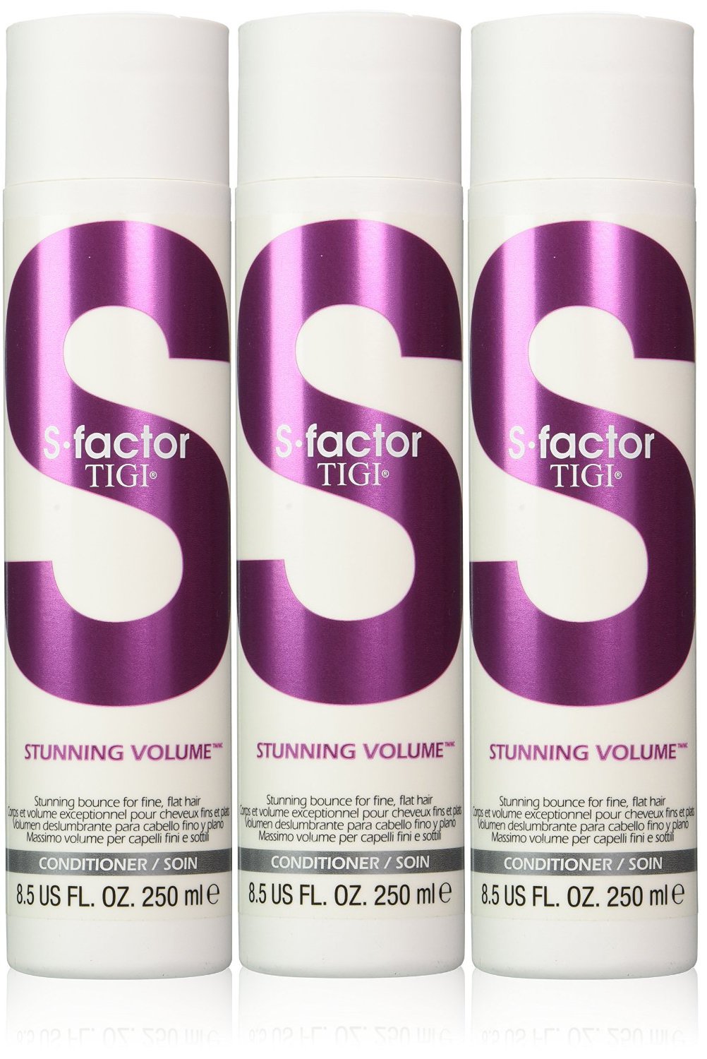 Кондиционер TIGI S-Factor Stunning Volume Triple Pack (3x 250 мл), фото №1 Кондиционер TIGI S-Factor Stunning Volume Triple Pack (3x 250 мл), фото №1
