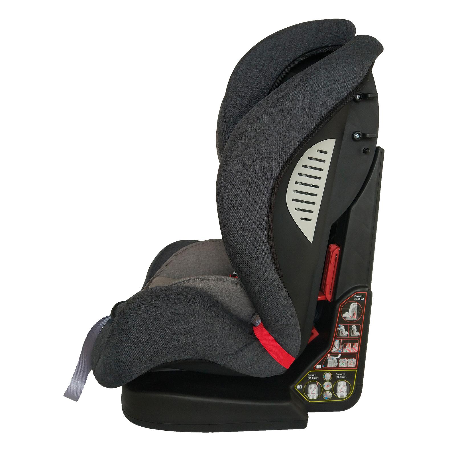 Автокрісло Welldon Encore графіт (BS07-S95-001), фото №2 Автокрісло Welldon Encore графіт (BS07-S95-001), фото №2